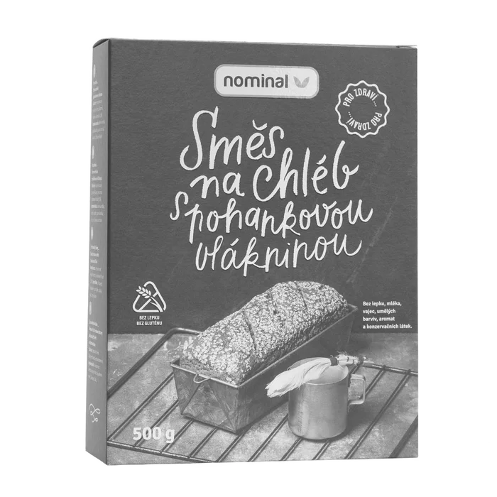 Nominal Bezlepková směs na chléb s pohankovou vlákninou 500g